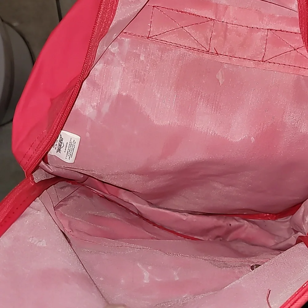 Hello kitty backpack red plaid kitty cat vintage Sanrio Smiles Pyramid